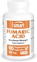Supersmart - Fumaric Acid 500 mg / den (Maximální síla) - Přírodní doplněk CUP124; Non- GMO & gluten zdarma - 90 Vegetariánské kapsle