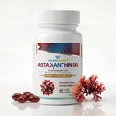 WELLNESS EXTRACT Astaxanthin 12mg Dodatek - AstaREAL ™ Astaxanthin s GG-Gold ® Geranylgeraniol & DeltaGold ® Tocotrienols, Výkonné antioxidanty pro oční, kožní a srdeční podporu - 60 Softgels