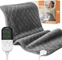 Elektrická topná deska pro časové křeče - 35 "x20" XL Velké vyhřívané Pady pro záda, krk, rameno a nohy bolest, Moist Heat Option, Machine Wassable, 6 Nastavení tepla, Automatické vypnutí, Soft Velvet