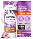 LilyAna Naturals Eye Cream for Dark Circles and Puffness, Under Eye Cream for Wrinkles and Bags, Anti Aging - pomáhá zlepšit suchost; pro citlivou pleť - 1.7 oz - Made in USA