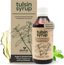 AKSHAR Ayurveda - Tulsin Sirup, Natural Cough Sirup with Licorice, Ginger, Turmeric, Basil, Malabar Nut - Respirační Lung Zdravotní doplňky, Mucus Relief & Bronchial Wellness Syruption (6.8 fl oz)