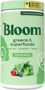 Bloom Nutrition Superfood Green Powder, Digestive Enzymy s Probiotika a Prebiotika, Gut Health, Bloating Relief for Women, Chlorella, Green Juice Mix with Beet Root Powder, 60 SVG, Original