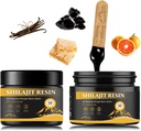 shilajit Resin pro muže - Maximální potence přírodní organické Shilajit Resin v 85 + Stopy Minerály, Zlatá třída Himalayan Pure Shiljait pro energii, imunitní podpora, 50 Grams Pack 2 (6 měsíců dodávky)