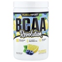 Musclesport BCAA Revolution Amino Acid Powder Supplement for Men & Women - Intra Workout Training Complex - Recovery Supplement (Blueberry Lemonade, 30 Služeb)