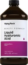 Piping Rock Hyaluronic Acid Dodatek 124; 100mg Acid 124; 16 fl oz Acid 124; Berry Ochucené tekuté 124; Vegetarian Formule 124; Non- GMO, gluten zdarma