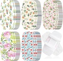 Sinmoe 100 Pcs Velké obvazy 2 x 4 Inch Latex Volný velký přilnavý květ péče o zranění flexibilní Fabric obvazy pro péči a chránit zranění