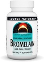Zdroj Naturals Bromelain, dodatek k proteolytickému enzymu, 500mg - 120 tablet