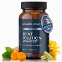 Mt. Angel Vitamíny - Joint Solution Advanced, with Curcumin C3 Complex, Glucosamine, Hyaluronic Acid, Bromelain, Collagen Type 2 & MSM, Zlepšuje tekutost a podporuje Joint Comfort (60 Kapsle)
