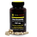 Niacinamid Non- Flushing vitamin B3 dodatek 124; Vegetariánské a gluten- Free Vitamin Niacinamid Tablety se zeleninovými pouzdry celulosy 124; Promotes Zdravá kůže 124; 120 Kapsle 124; 500mg