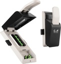 Automatické odpalovací zařízení, rozprašovač Pill z leteckého hliníkového slitiny s 402 nerezové čepele, Anti Cut Design, Ergonomic Operation Control, Designed in The USA (White)