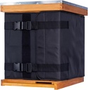MayBee Winter Bee Hive Wrap pro 10 a 8 Frame Beeuves, 600D Oxford Cloth nastavitelný Beehive Wrap pro 2 Deep Hive Boxes, vodotěsné, Windproof, Lehké, Reuse, 76.8 "x 18.1"