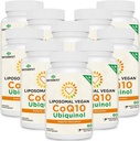 1000mg Liposomální CoQ10 Ubiquinol, 600 Veganských Softgels, High Absorption Ubiquinol CoQ10 Supplement, Active Antioxidant Form of Coenzym Q10 for Heart Function & Energy Production