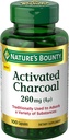 Přírodní Bounty Activated Charcoal 260 mg, 100 Kapsle, Dietní dodatek k podpoře zdravého životního stylu