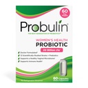 Probulin Ženské zdraví Probiotika + Prebiotika pro Vaginální, Gut & Imunitní Zdraví - 20 Miliardy CFU - 12 Probiotická křesla, 60 Veganské Kapsle