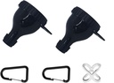 2Kousek proteinový prášek Funnel Sada s třepací míčky a Keychains Přenosný zásobník pro doplňky a tablety Ideální pro Fitness Travel a On- The- Be- Protein prášek Kontejner