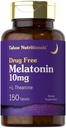 Tahoe Nutritionals Melatonin 10mg color124; 150 Tablet color124; s L theanine color124; Vegetarian, Non- GMO, gluten zdarma dodatek