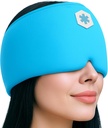 ICEWRAPS Migréna Studená čepice 124; Form- Fitting Migréna Relief Cap 124; Bolest hlavy Relief Cap s 360 ° Pokrytí hlavy 124; Migréna Relief Products 124; Sinus Relief 124; Studená terapie Bolest hlavy Cap 124; Migréna Maska