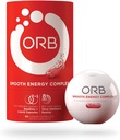 ORB Smooth Energy Complex - Energetický vzorec + MCT Oil pro snadnější absorpci 124; Poskytuje trvalou hladkou energii, podporuje varovný stav, Časově uvolněné korálky pro konzistentní energii - 60 Počet