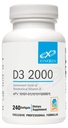 XYMOGEN D3 2000 - Biologicky dostupný vitamin D3 2000 IU (50 mcg) - Doplněk vitaminu D k podpoře imunitního zdraví, zdraví kostí + srdce (240 Softgels)