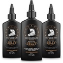 Bossman Jelly Beard Oil pro muže 3 balení (12 oz v celkem, Stagecoach Scent) - Softens, hydratuje & podmínky s přírodními složkami