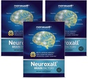 NANOWELL Neuroxall Brain Health Supplement for Enhanced Cognitive Function and Mental Clarity, Astaxanthin, Ginkgo Biloba Extract, Antioxidant - 60 Softgels X 3 Boxy pro 3 měsíce (180 Počet)