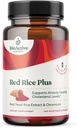BIOACTIVE NUTRIENTS Red Rice Plus Supplement- 240 Zeleninové kapsle - Proprietární směs kurkumy, černého pepře, kajenského pepře, zázvorového kořene a rozmarýnu - Podpora cholesterolu