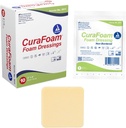 Dynarex 3011 Foam Dressing, Non- Borded, Sterile, poskytuje Cushioned a Moist Wound Care, 2 "x 2", balení po 10 ks