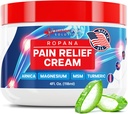 Relief Cream s Arnica, Magnesium, MSM & Turmeric (4 FL Oz) - Natural Soothing Relief Cream for Joints & Sore Muscles - Non Greasy Pain Relief