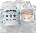 Výkon Micronised Creatin Monohydrát Powder Supplement + Turkesteron gluten zdarma, Non- GMO, Vegan