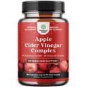 Čištění Apple Cider Ocet Kapsle - ACV Deep Cleanse a Detox pilulky pro Gut a trávicí zdraví s tenkou Cayenne - Extra síla ACV pro Hunger Gut Cleanse a plné tělo Detox 180 Počet