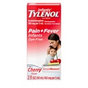 Tilenol Tekutá bolest, ústní suspenze, Dye- Free Acetaminophen for Sore throat, Heache & Teething, Horečka Reducer for Kids; Cherry Flavor, 2 fl. oz.; Balení po 1
