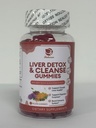Lukaree Játra Čistírna Detox & Opravy Gummies - Mléko Thistle Silymarin, Pampeliška, Artyčoky Extract & Elderberry - No Cukr, Malina Flavor - 180 Počet