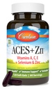 Carlson - ACES + Zn, Vitamíny A, C, E + Selen & Zinek, Cellular Health & Immunication Support, Antioxidant, 120 Softgels