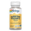 SOLARAY Super Bio Buffered Vitamin C 1000mg, Two-Stage, Časované uvolnění Vitamin C s bioflavonoidy, Imunitní Supplement - Vysoká absorpce, Vegan, 60 denní záruka, 30 Služební, 60 VegCaps