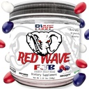 Red Wave Pre Workout Powder with Creatine for Men & Women - Plně dávkovaný dodatek, Citruline, Beta- Alanin, 300mg míchaný kofein, Nootropics, Long Lasting Energy, 540 Grams (Fruity Jelly Bean)