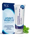 Dr. T Glucosamine Chondroitin Cream - Premium Formule s MSM a kolagen pro kloubní a svalové diskomfort - Udržuje společnou sílu, flexibilitu a svalovou mobilitu - 4.23 oz / 120g (1 balení)