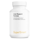 Supersmart - Játra Support Formule (Advanced Formule) - se Silymarin Mléko Thistle, L-Methionin, Reduced Glutathione, Picrorhiza Kurroa, Artichice Côte 124; Non- GMO & Gluten Free - 90 Vegetariánské kapsle