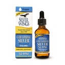 Natural Path Silver Wings Koloidní Silver 50ppm (250mcg) Imunitní Supplement 2 fl. oz. Dropper