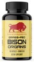 Grass Fed Bison Organ Dodatek, Podporuje celé tělo Wellness s Proprietární mísení jater, srdce, ledviny, Freeze- Sušený Bison, Non- GMO, 180 Kapsle