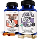 Legendairský mléčný slunečník Lecithin + Lechita - Kojení Doplňky pro zvýšení a ucpaný mléčný kanálky - Doplněk pro mléčný tok a zvýšení produkce mléka