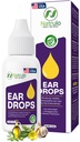 Přírodní ušní kapky pro ušní infekci - Homeopatické Earddrops pro dospělé, děti, dítě, & Domácí mazlíčci - Relieves Ucho Aches, Plavec je ucho, & Loosens Wax - Děti bezpečné ušní zdraví Vyrobeno v USA