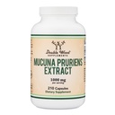 Mucuna Pruriens Extract Kapsle - Dopamin Booing Dodatek - 210 Počet, 1,000mg per Serving, 20% (od Velvet Bean) (pro nálady a motivace) Třetí strana Testována Double Wood
