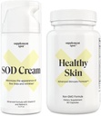 Bundle: SOD Superoxide Dismutase obličeje krém a zdravé pokožky proti stárnutí doplněk