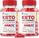 (2 Pack) Lifetime Keto Max Gummies - Oficiální formule, Vegan, Non GMO - Lifetime Keto Plus acc Gummies, Life Time Gummies with Lifetime Gummies, Vitamin B12, Beet Root, Granátová jablka (60 Gummies)
