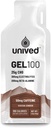 Unived Gel 100 - Vegan Energy Gel for Endurance Sportes Runners & Cyclists - 100kcal - Cocoa Choco - 50mg Caffeine - Balení po 6 mg