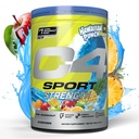 Cellucor C4 Sport Strength Pre Workout Powder - NSF Certified for Sport - Beta- Alanin, Creatine, 200mg Kofein - Supplement pro muže a ženy bez cukru - Havajské Punch Berry Blue, 20 Služeb