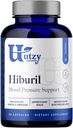 Utzy Naturals Hiburil CLAS124; Krevní tlak Support Formule CLAS124; s Olive Leaf Extract, Hibiscus Extract, & Lemon Balm Extract CLAS124; 90 Kapsle