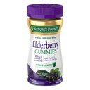 Přírodní Bounty Elderberry Gummies, Imunitní podpora, Obsahuje vitamín A, C, D, E a zinek, 40 Gummies