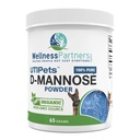 UTI Domácí zvířata Čistá D- Mannose Non GMO Organicky Sourced Powder 65gram sklenice