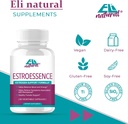 ESTROESSENCE Capsule pro ženy - female Hormon Balance dodatek Menopauza Mood and Energy Support - Obnovuje zdravé hladiny estrogenu 124; 60 Non- GMO Vegetarian Veggie Kapsle